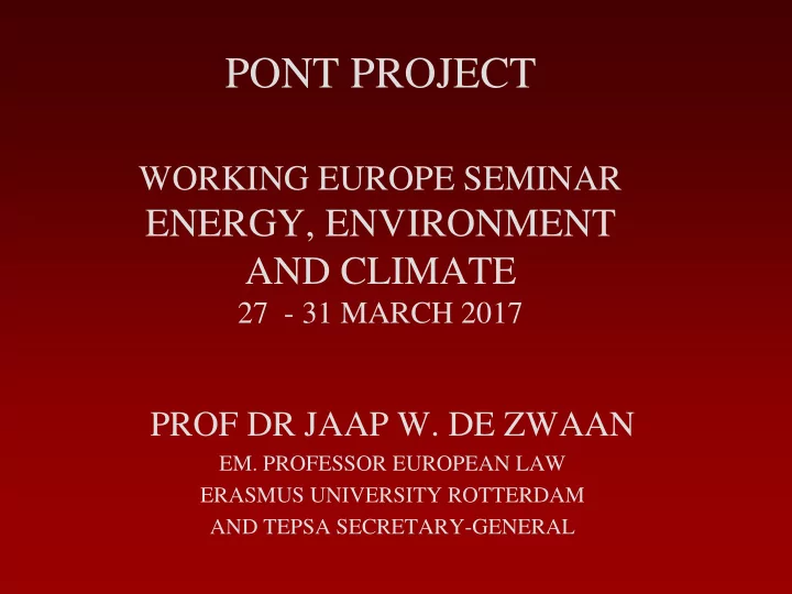 and tepsa secretary general content historical elements