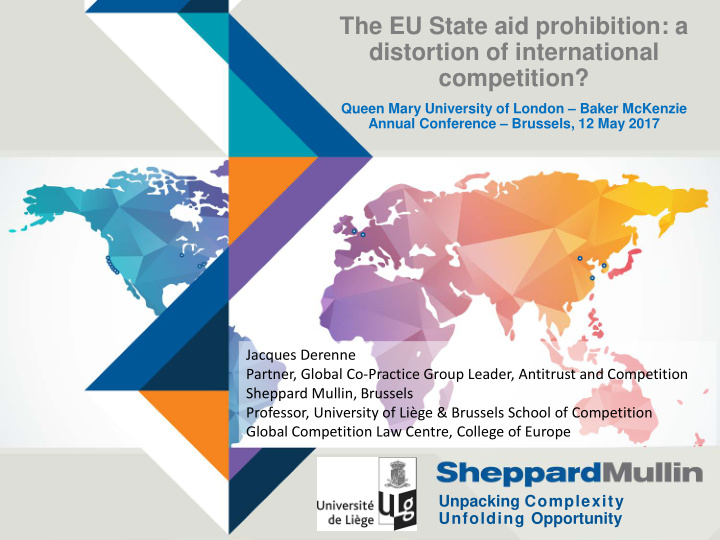the eu state aid prohibition a distortion of