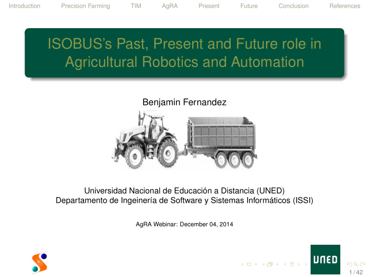 isobus s past present and future role in agricultural