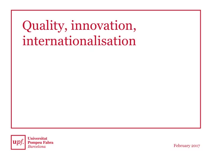 quality innovation