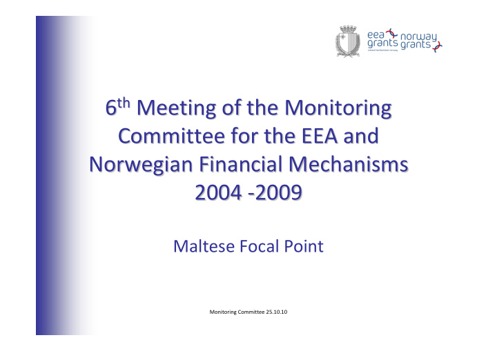 th meeting of the monitoring