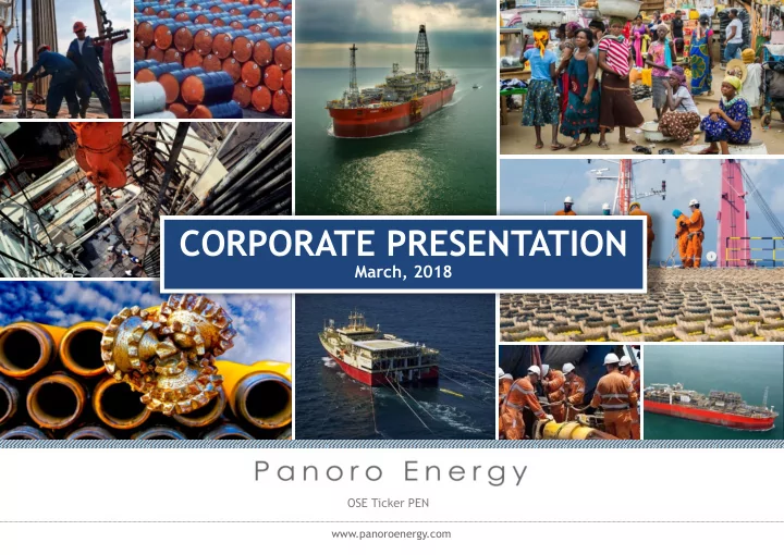 corporate presentation