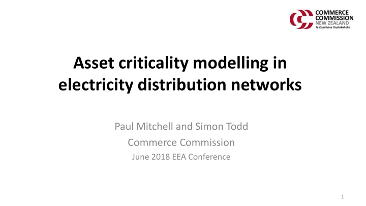 electricity distribution networks