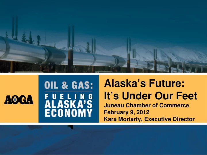 alaska s future it s under our feet