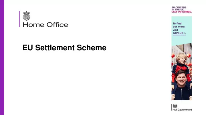 eu settlement scheme agreement reached with the eu