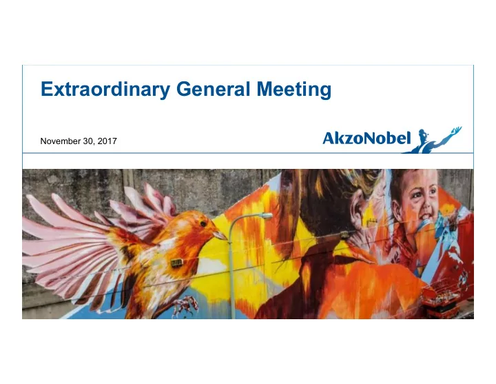 extraordinary general meeting