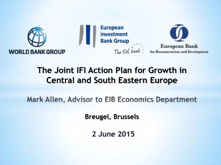 central and south eastern europe