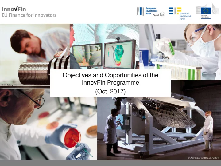 objectives and opportunities of the