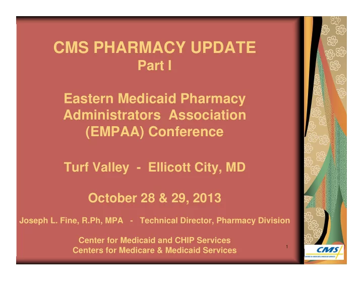 cms pharmacy update