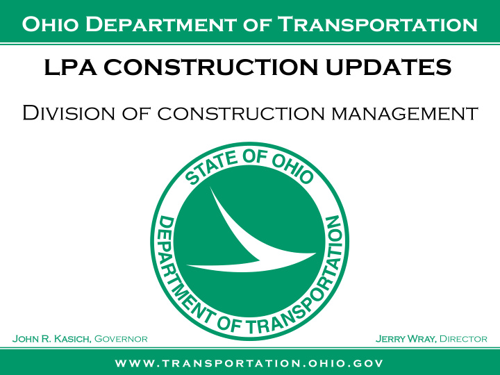 lpa construction updates