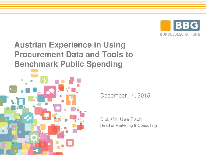 procurement data and tools to
