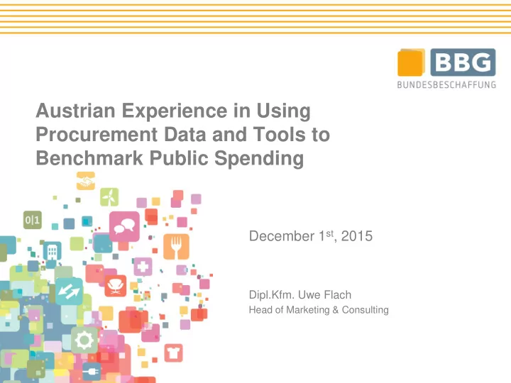 procurement data and tools to