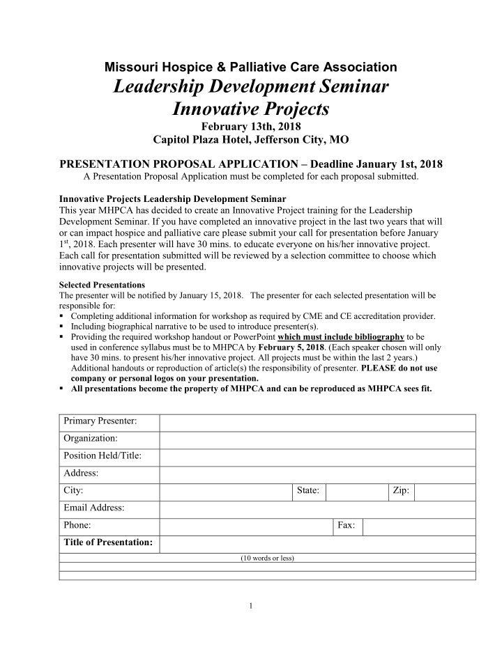 leadership development seminar
