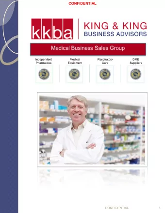 CONFIDENTIAL  Independent  Medical  Respiratory  DME  Pharmacies  Equipment  Care  Suppliers