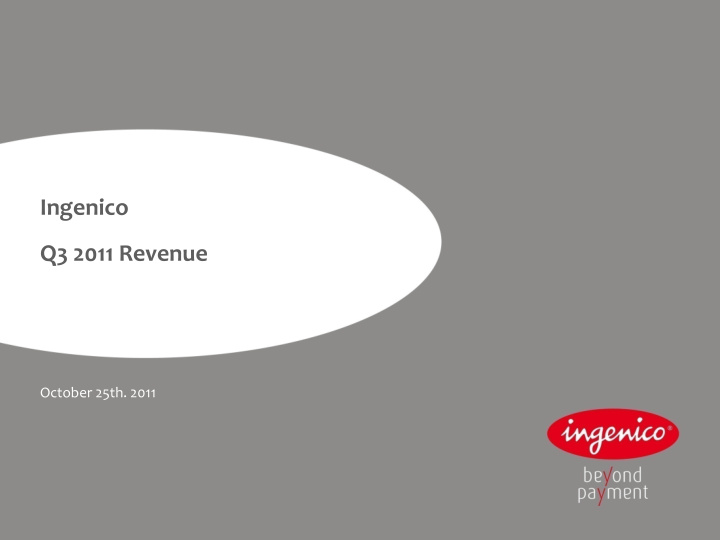 ingenico q3 2011 revenue