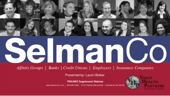 Affinity Groups  |  Banks  | Credit Unions  |  Employers  |  Insurance Companies  Presented by: