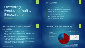 Employee Theft &amp;  What are the greatest areas of vulnerability?  How and WHY do honest