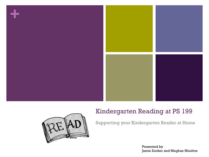kindergarten reading at ps 199 supporting your