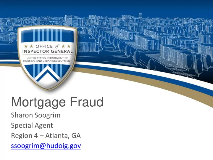 mortgage fraud