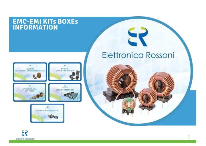 emc emi kits boxes information