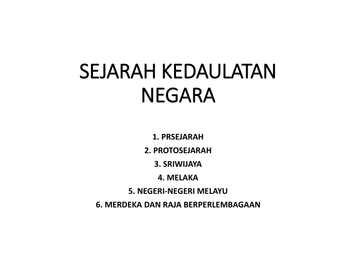 sejarah kedaulatan