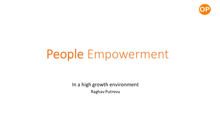 pe people empowerment