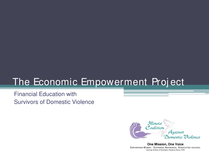 the economic empowerment proj ect