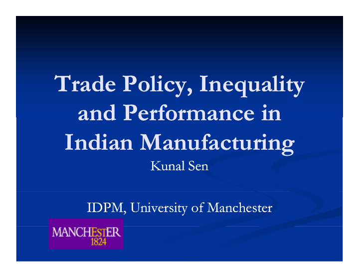 trade policy inequality trade policy inequality trade