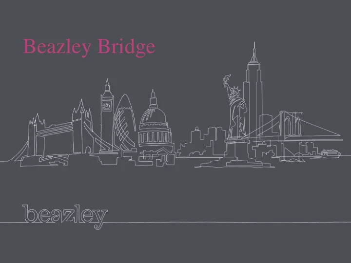 beazley bridge