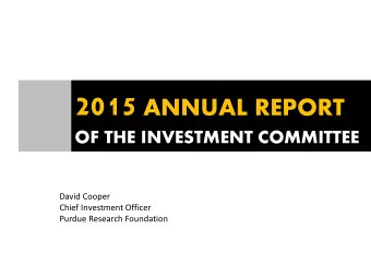 FY 2015 Market Value Comparison  PURDUE MARKET VALUES (IN MILLIONS)  $2,473  $2,398  $2,500  $2,182