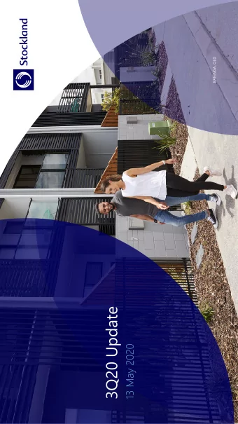 3Q20 Update  13 May 2020 Group update 1 Momentum from the Groups strong 1H20 result continued