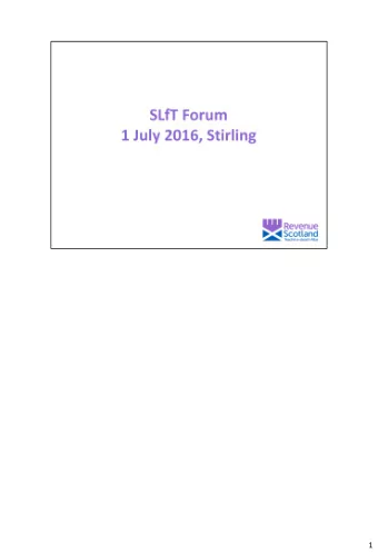 1  2  3  4  5  6  7  RS publishes SLfT statistics after the end of each quarter. These can be found