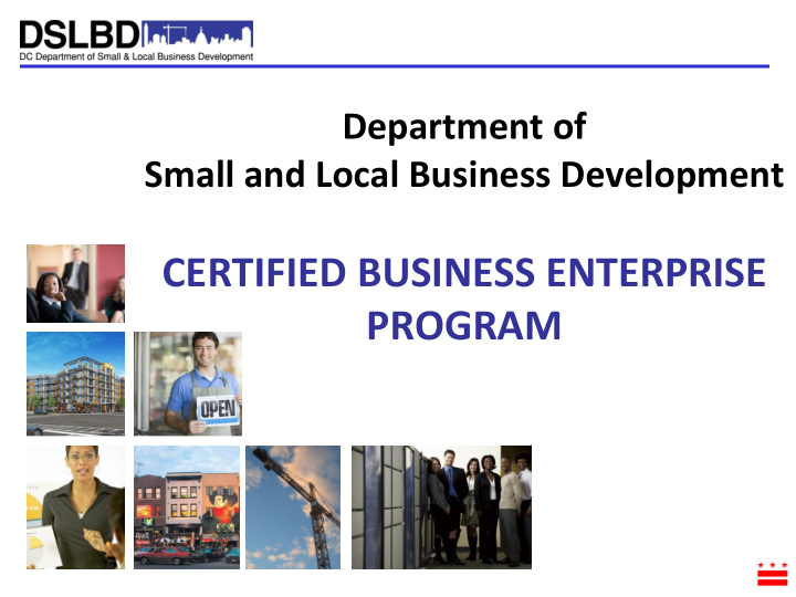 certified business enterprise