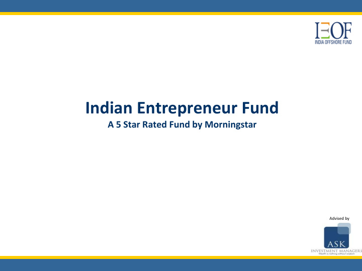 indian entrepreneur fund