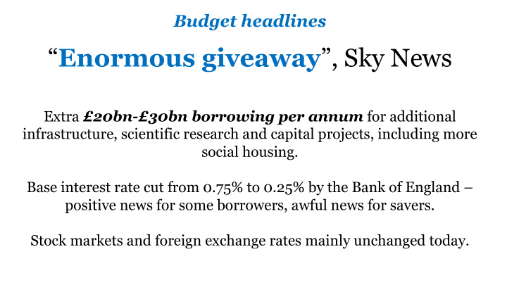 enormous giveaway sky news