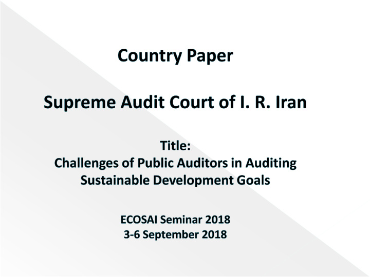 the sac iran in its paper focuses on the following three