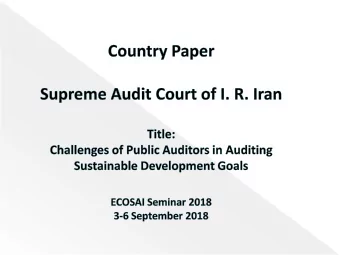 The SAC Iran in its paper focuses on the  following three principles: 1. Investigate the