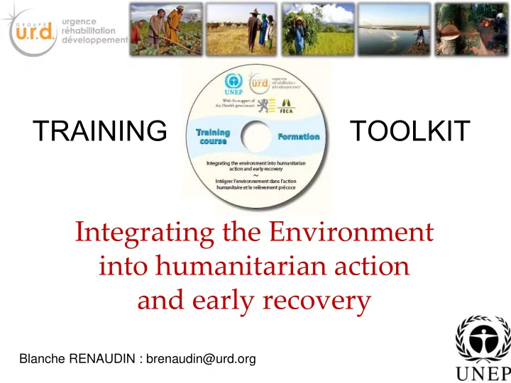 training toolkit