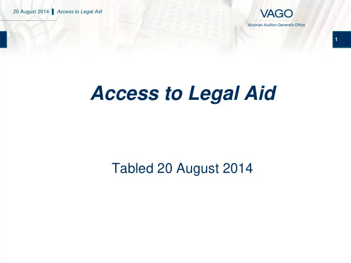 access to legal aid