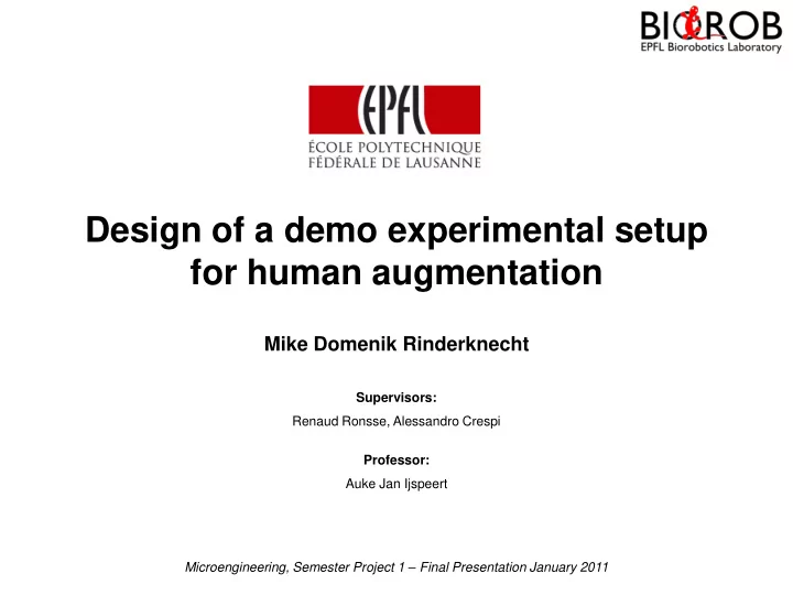 for human augmentation