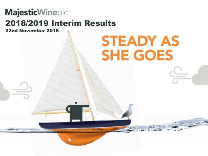 2018 2019 interim results