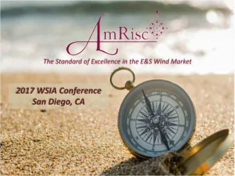 2017 WSIA Conference  San Diego, CA  2017 WSIA Agenda   How are you doing?  Elite