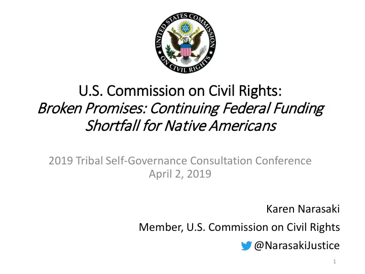 u s commission on o on civil ri rights