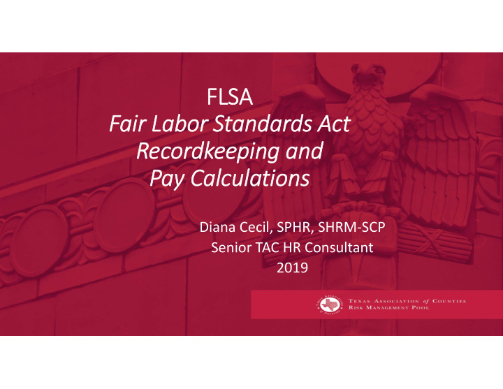 flsa flsa fair labor standards act recordkeeping and pay