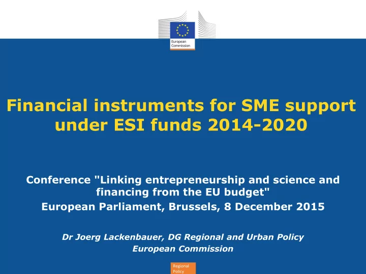 conference linking entrepreneurship and science and