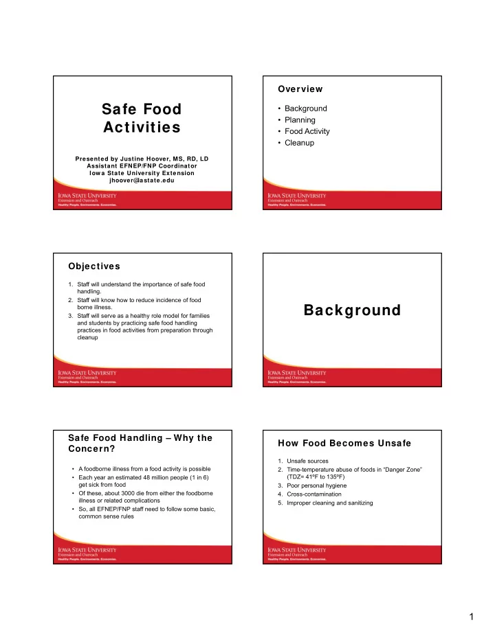 safe food