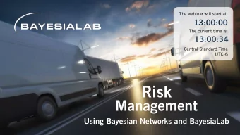 Risk  Management  Using Bayesian Networks and BayesiaLab  Introduction  Your Hosts Today  Stefan