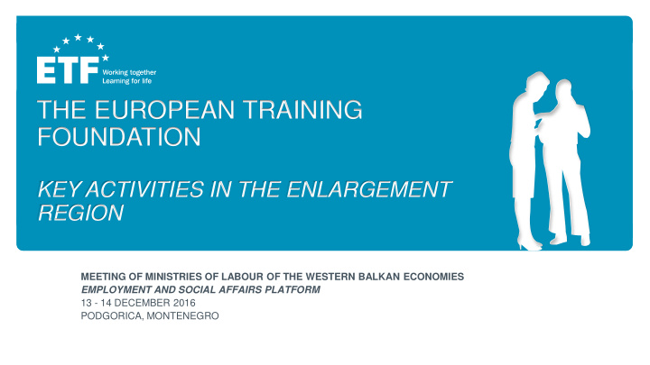 the european training foundation