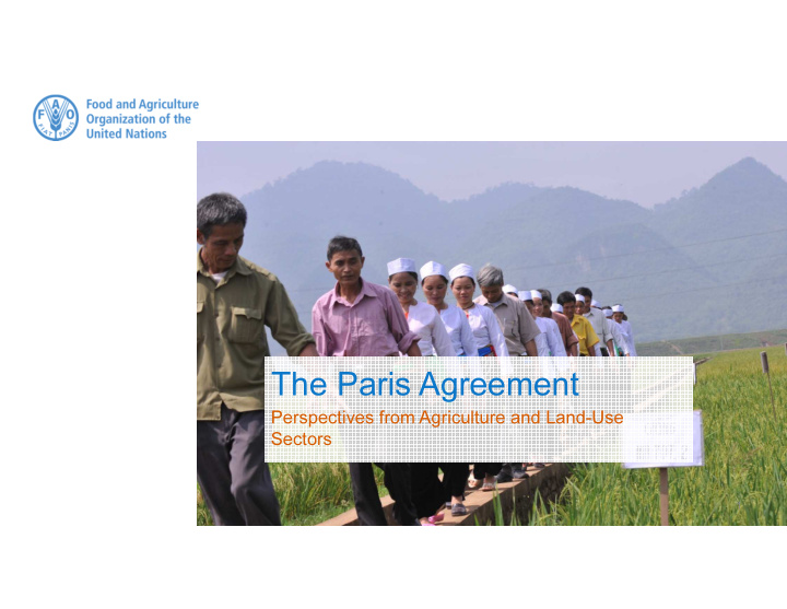 the paris agreement