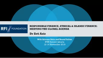 Dr Zeti Aziz  With Azleena Idris and Yousuf Sultan  IFSB Summit Jakarta  12-14 November 2019